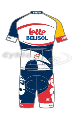 Kraťasy se šrákama profi týmu LOTTO BELISOL 2013